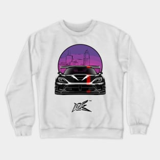 srt viper acr black Crewneck Sweatshirt